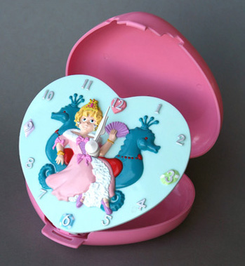 Horloge polly coeur