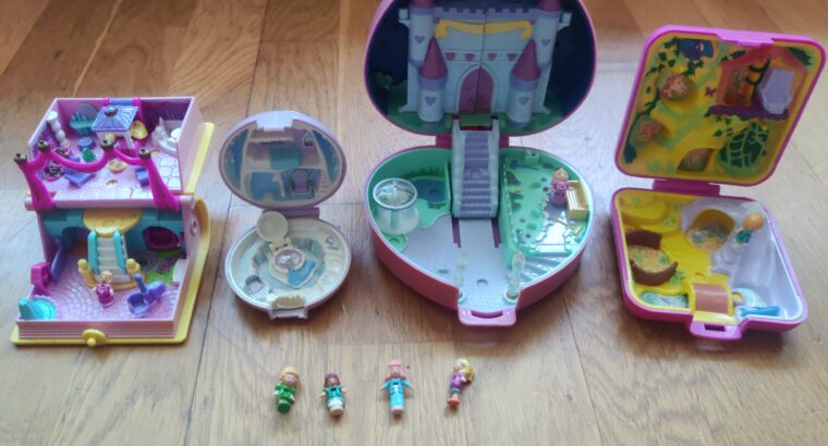 Lot de 4 Polly pocket collector et 7 figurines