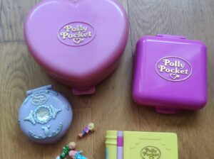 Lot de 4 Polly pocket collector et 7 figurines