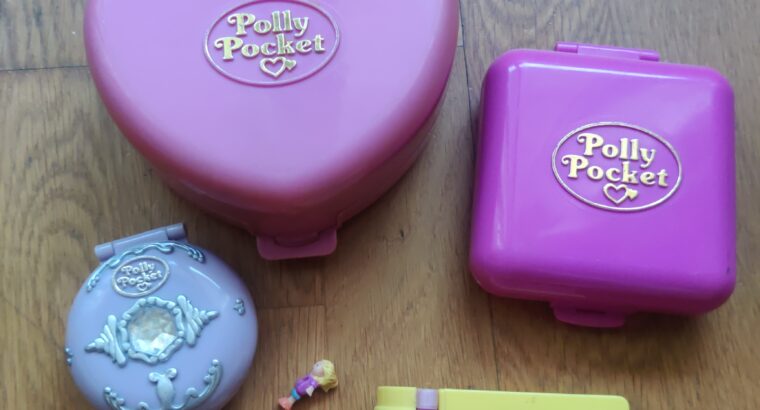 Lot de 4 Polly pocket collector et 7 figurines